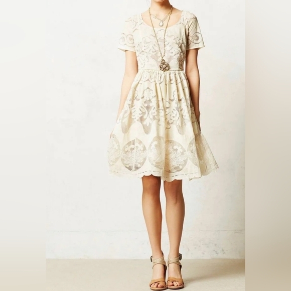 Tracy Reese gorgeous lace dress | size 6p - Picture 2 of 10